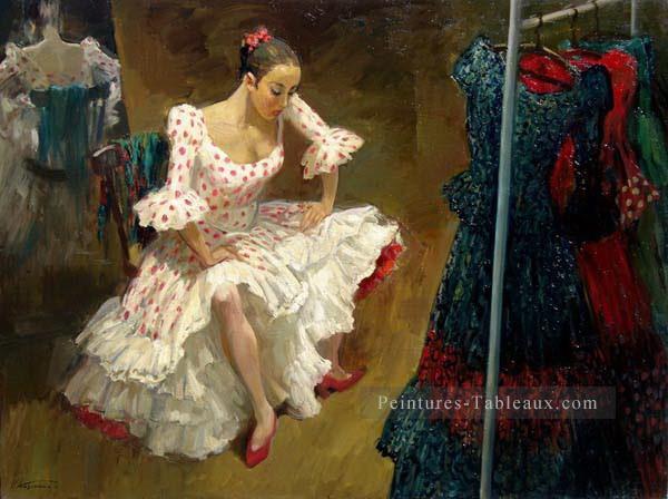 Reste du Ballet danseur de Flamenco Peintures à l'huile